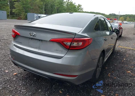 2017 Hyundai Sonata Sport z USA, uszkodzony, nr VIN 5NPE34AF7HH452677